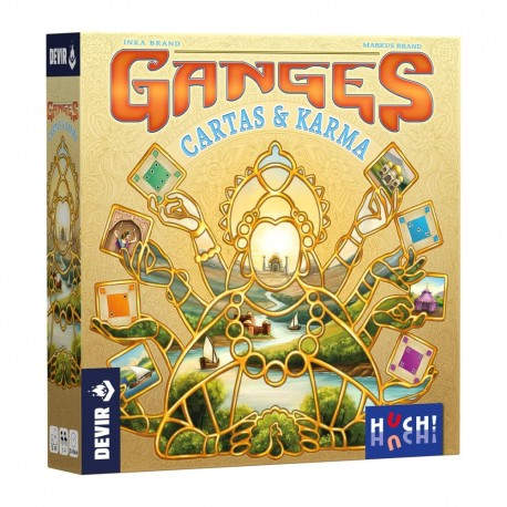 DEVIR - Juego de mesa ganges cartas y karma - BGGANCAPS