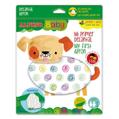 Alpino BA001050 babero para pintura Niños Multicolor