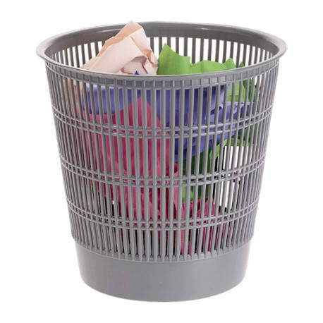 Archivo 2000 3001 GS cubo de basura Alrededor Plástico Gris