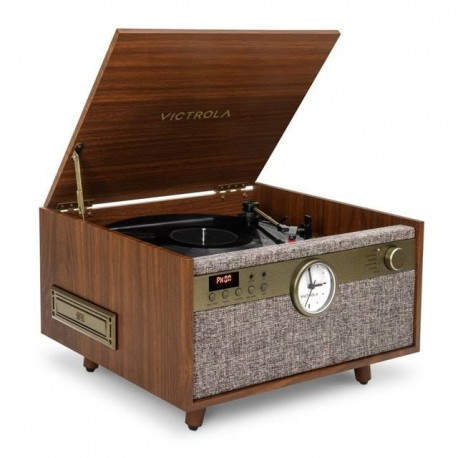Victrola Century Signature Tocadiscos de tracción por correa Nuez - vta-830sb-wln-int