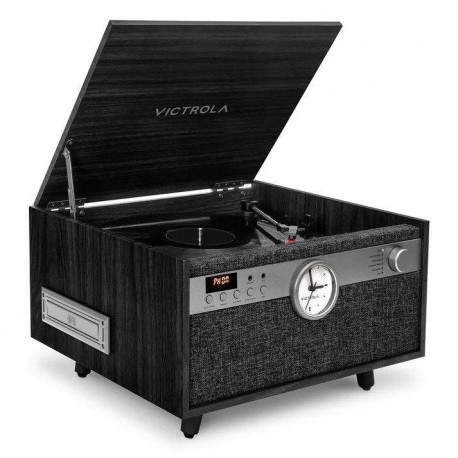 Victrola Century Signature Tocadiscos de tracción por correa Negro