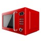 Cecotec 01715 microondas Rojo Microondas con grill Encimera 20 L