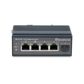 LevelOne IGP-0501 switch Gigabit Ethernet (10/100/1000) Energía sobre Ethernet (PoE) Negro