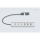 i-tec USB-C/USB-A Charging Metal HUB 7 port (3x USB-C, 4x USB-A) - CAHUBMETAL7