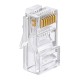 aiten data AI80.06.106 conector RJ-45 Transparente