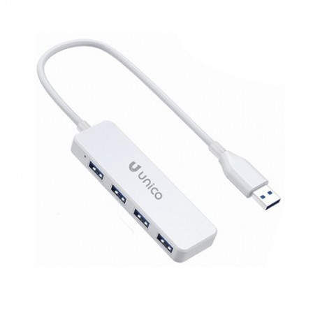 ADAPTADOR UNICO USB-A A 4 USB-A WHITE