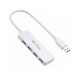 ADAPTADOR UNICO USB-A A 4 USB-A WHITE
