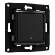 Shelly Wall Switch 1 interruptor de luz Negro - ws1 black