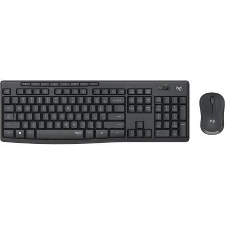 Logitech MK295 teclado RF inalámbrico Portugués Negro