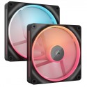 Corsair iCUE LINK LX140-R RGB Carcasa del ordenador Ventilador 14 cm Negro 2 pieza(s)