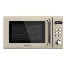 Cecotec 01714 microondas Beige Microondas con grill Encimera 20 L 700 W