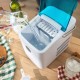 Cecotec Chillin' Ice 1200 Go Máquina para hacer cubitos de hielo portátil 12 kg/24h 120 W Azul, Blanco