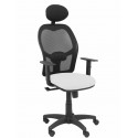 Silla Alocén malla negra asiento blanco - 345SM840B10B10CRNC
