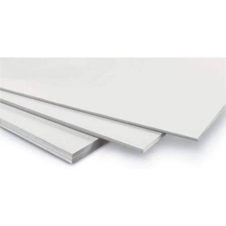 YOSAN - CARTON PLUMA YOSAN BLANCO 5mm 50 x 70 - Pack de 25 unidades - 05225B50