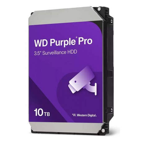 WESTERN DIGITAL - Western Digital Purple Pro WD102PURP disco duro interno 10 TB 7200 RPM 512 MB 3.5'' Serial ATA III - wd102purp