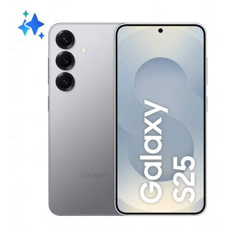 Samsung Galaxy S25 15,8 cm (6.2'') SIM doble Android 15 5G USB Tipo C 12 GB 128 GB 4000 mAh Plata