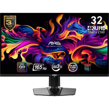 MSI MAG 321UP QD-OLED pantalla para PC 80 cm (31.5'') 3840 x 2160 Pixeles 4K Ultra HD Negro