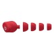 APPLE - Apple Beats Solo Buds - Auriculares de tapón True Wireless - Rojo transparente - muw03zm/a