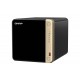 QNAP TS-464 NAS CeleronN5095 8 GB DDR4 32 TB Negro, Oro - TS-464-8G_4X8TB