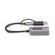 StarTech.com Adaptador USB-C a Ethernet con Dongle USB-A - Cable Integrado de 15cm - C21GA-USB-ETHERNET