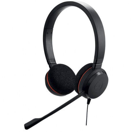 JABRA - Jabra Evolve 20 Auriculares Alámbrico Diadema Oficina/Centro de llamadas USB Type-C / USB Type-A Negro - 4999-823-169