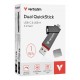 VERBATIM - Verbatim Dual QuickStick unidad flash USB 1 TB USB Type-A / USB Type-C 3.2 Gen 1 (3.1 Gen 1) Gris - 32043