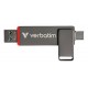 VERBATIM - Verbatim Dual QuickStick unidad flash USB 1 TB USB Type-A / USB Type-C 3.2 Gen 1 (3.1 Gen 1) Gris - 32043