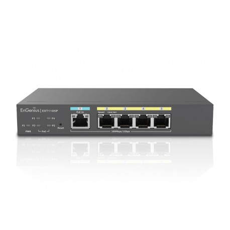 EnGenius EXT1105P switch L2 Gigabit Ethernet (10/100/1000) Energía sobre Ethernet (PoE) Negro