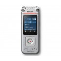 PHILIPS - PHILIPS DVT4115 SILVER / GRABADORA DE AUDIO DIGITAL 8GB - DVT4115