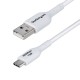 StarTech.com Cable de Carga USB-A a USB-C Blanco de 2m - Cable de Carga USB Tipo C