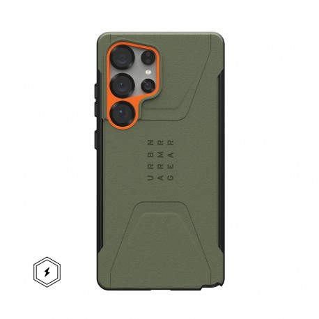 Urban Armor Gear Civilian funda para teléfono móvil 17,3 cm (6.8'') Oliva, Naranja