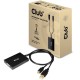CLUB3D cac-1130 0,6 m MiniDP/USB-A DVI-D Negro