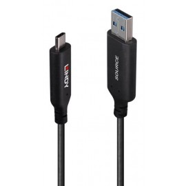 Lindy 43395 cable USB USB 3.2 Gen 1 (3.1 Gen 1) 10 m USB A USB C Negro