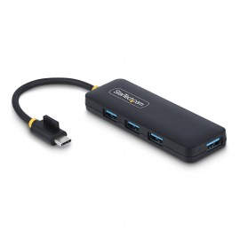 StarTech.com H5C4A-USB-HUB hub de interfaz USB 3.2 Gen 1 (3.1 Gen 1) Type-C 5000 Mbit/s Negro