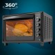 Cecotec Bake&Toast 6090 Black Gyro 60 L 2200 W Negro Parrilla