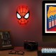 Paladone Spiderman Mask Light lámpara de mesa Rojo, Blanco