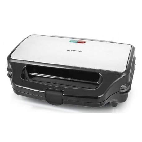 Emerio ST-109562.17 sandwichera 900 W Negro, Plata