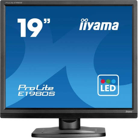 iiyama ProLite E1980S-B1 pantalla para PC (19'') 1280 x 1024 Pixeles VGA LED Negro