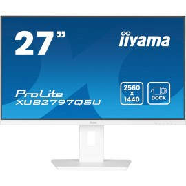 iiyama ProLite XUB2797QSU-W2 pantalla para PC 68,6 cm (27'') 2560 x 1440 Pixeles Quad HD LED Blanco
