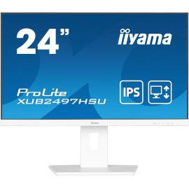 iiyama ProLite XUB2497HSU-W2 pantalla para PC 60,5 cm (23.8'') 1920 x 1080 Pixeles Full HD LED Blanco