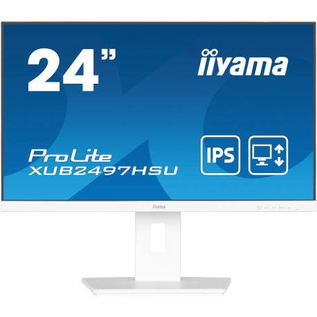 iiyama ProLite XUB2497HSU-W2 pantalla para PC 60,5 cm (23.8'') 1920 x 1080 Pixeles Full HD LED Blanco