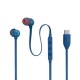 JBL Tune 310C USB Auriculares Alámbrico Dentro de oído Llamadas/Música USB Tipo C Azul