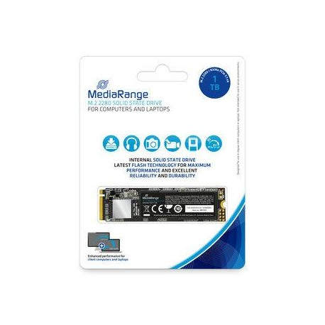 MediaRange MR1033 unidad de estado sólido 1 TB M.2 PCI Express 3.1 NVMe 3D TLC NAND