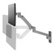 Ergotron LX Series 45-683-293 soporte para monitor 86,4 cm (34'') Pared Gris Oscuro