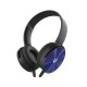 AURICULARESMICRO UNICO CON CABLE CON DIADEMA AZUL