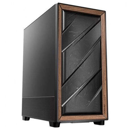 Antec FLUX SE Midi Tower Negro, Madera