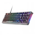 TECLADO MECANICO MKPRO SWITCH LINEAR SILENT RGB NEGRO MARS GAMING