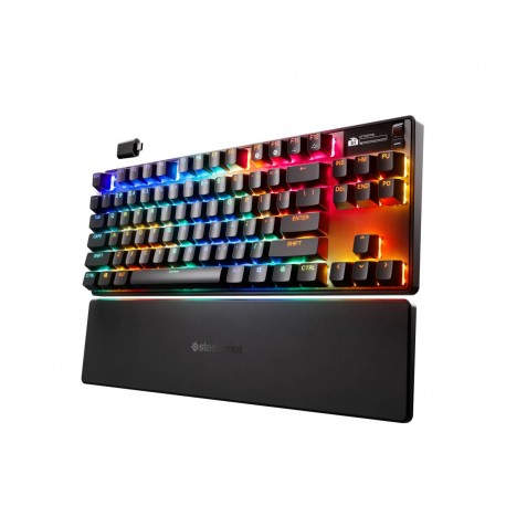 Steelseries APEX PRO TKL WIRELESS GEN 3 teclado Juego USB + RF Wireless + Bluetooth Inglés de EE. UU. Negro