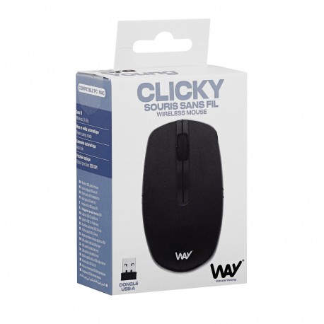 WAY - wireless mouse - Black