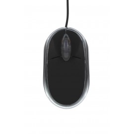 WAY - wired optical mouse - Black